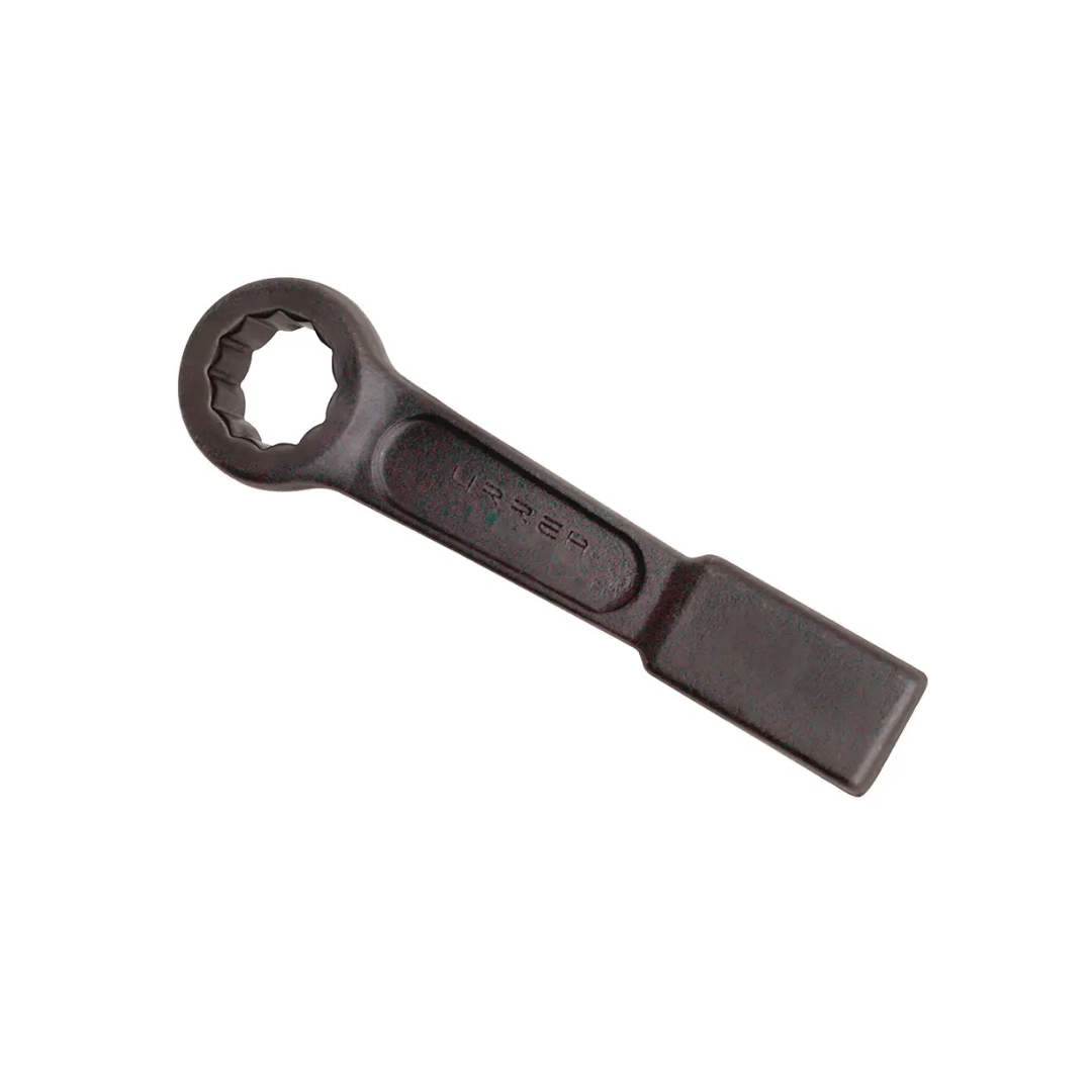 Llave de golpe plana fosfatizada en pulgadas, 12 puntas, 2-3/4″