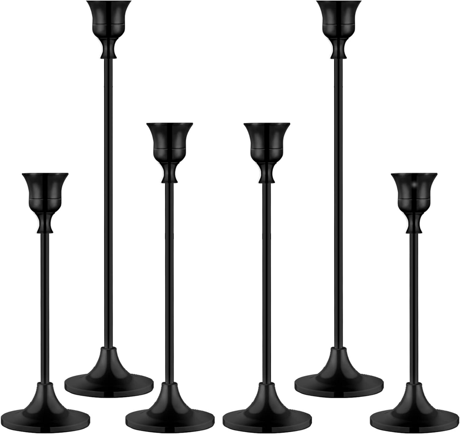 Candlestick Holders,Taper Candle Holder for Candlesticks Black Candelabra Candle holder Vintage Candle Stick candle Holder for Fireplace Party Dining Home Candlestick Holders,Taper Candle Holder for Candlesticks Black Candelabra Candle holder Vintage Candle Stick candle Holder for Fireplace Party Dining Home