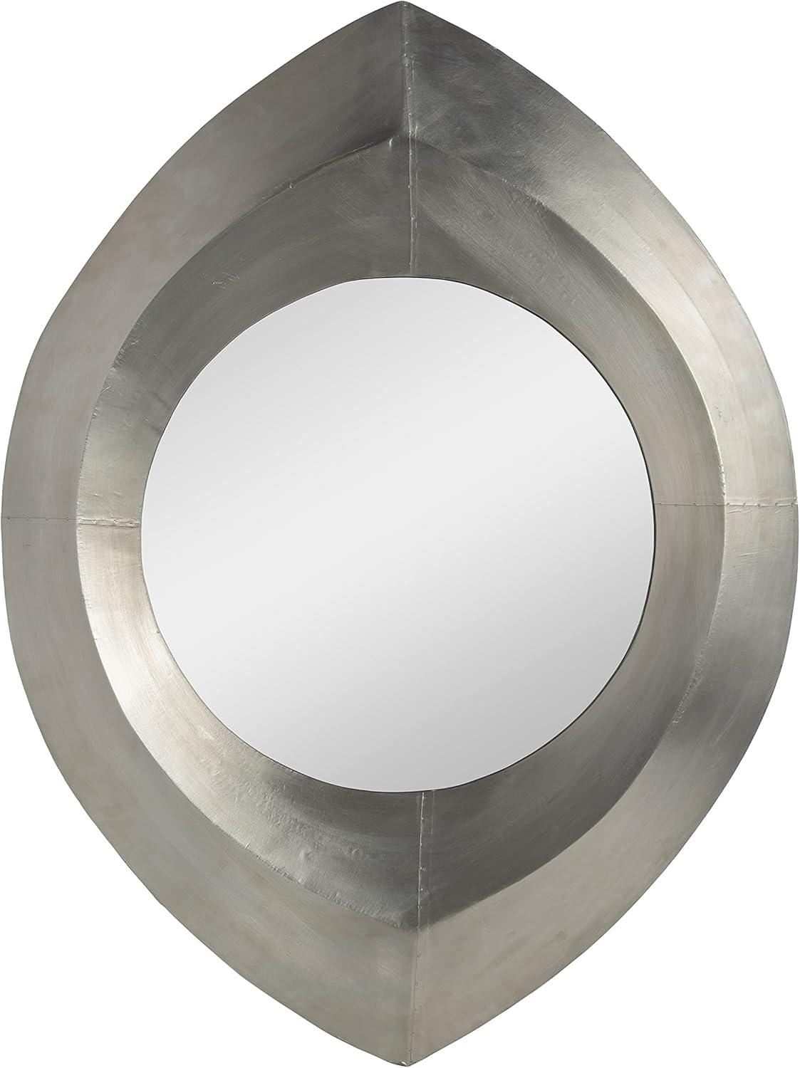 Sagebrook Home Metal, 48″ Tear Drop Mirror, Champagne, Oval, Metal, Contemporary, 48″ L X 2″ W X 36″ H, Solid Color Sagebrook Home Metal, 48″ Tear Drop Mirror, Champagne, Oval, Metal, Contemporary, 48″ L X 2″ W X 36″ H, Solid Color