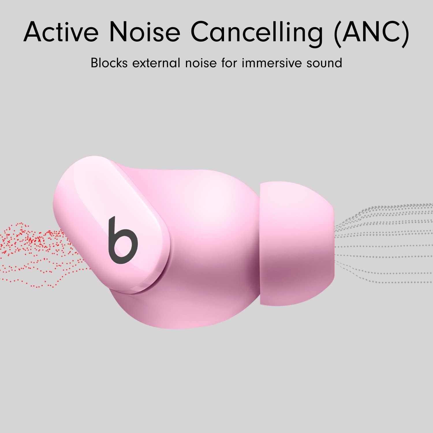 Wireless Noise Cancelling Earbuds – Beats Studio Buds with Active Noise Cancelling and Transparency Mode