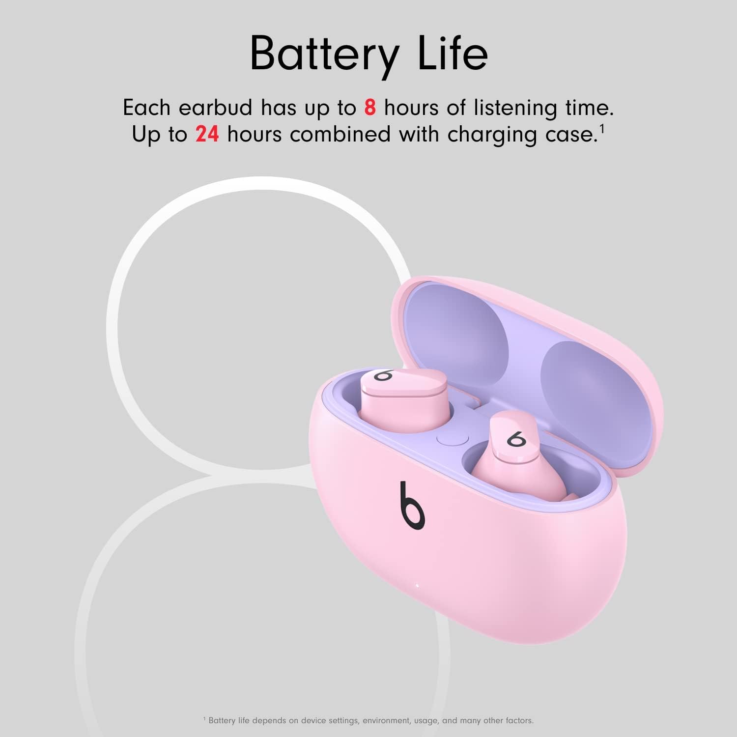 Wireless Noise Cancelling Earbuds – Beats Studio Buds with Active Noise Cancelling and Transparency Mode