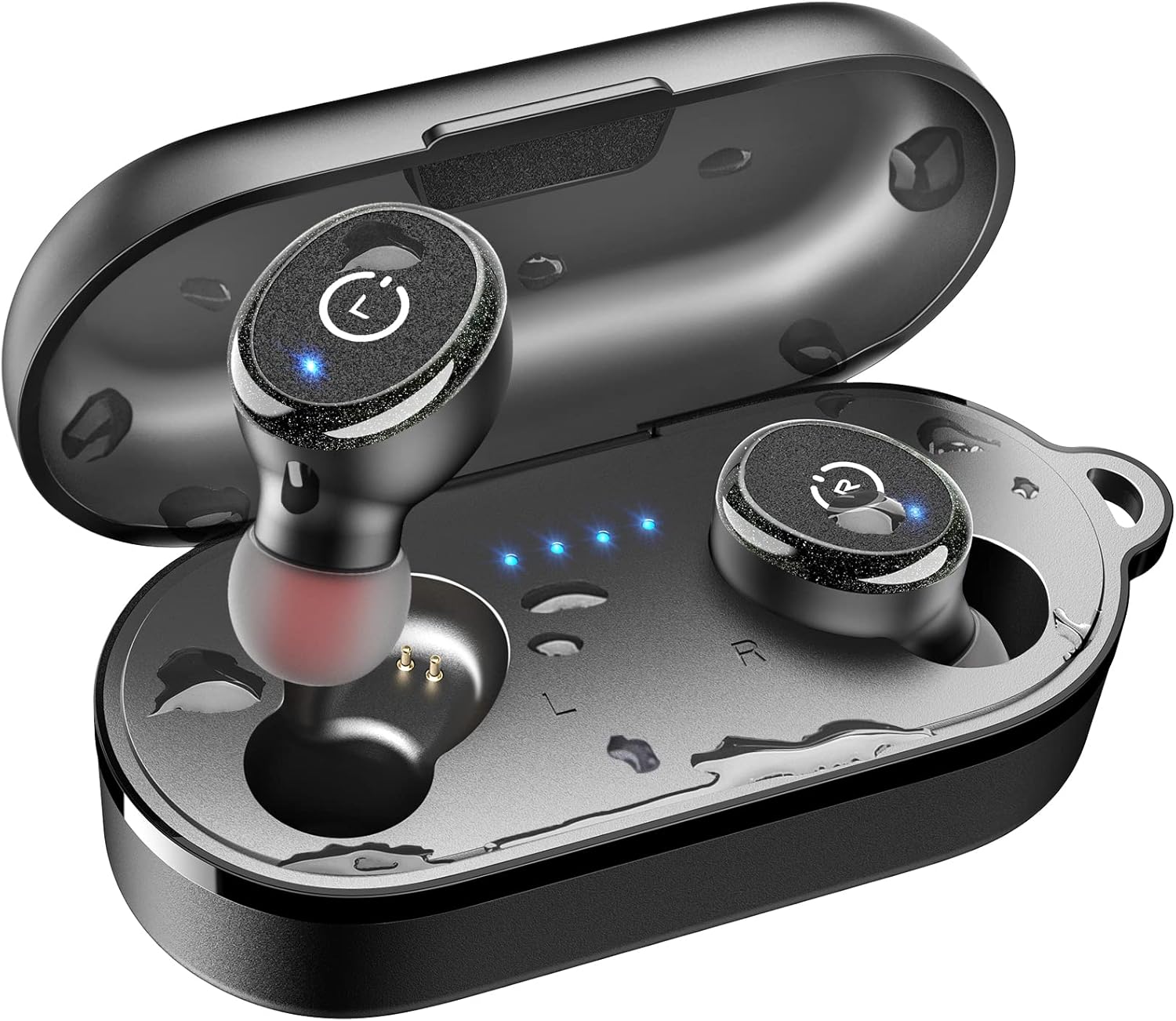 Wireless Bluetooth Earbuds with ORIGX Acoustic Tuning, IPX8 Waterproof, 45-Hour Playtime, and Smart Touch Control