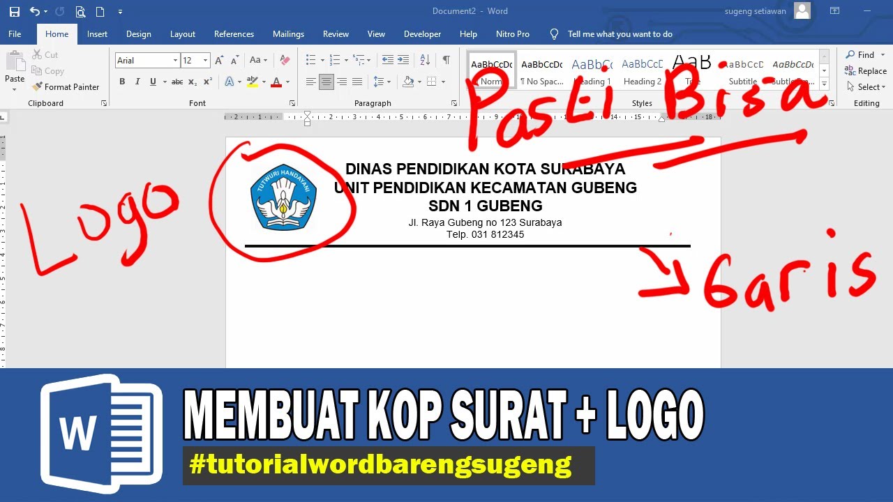 Jurus Rahasia Bikin Kop Halaman Word Jadi SUPER KREATIF! (Dijamin Bikin Dokumenmu Naik Level!) Jurus Rahasia Bikin Kop Halaman Word Jadi SUPER KREATIF! (Dijamin Bikin Dokumenmu Naik Level!)