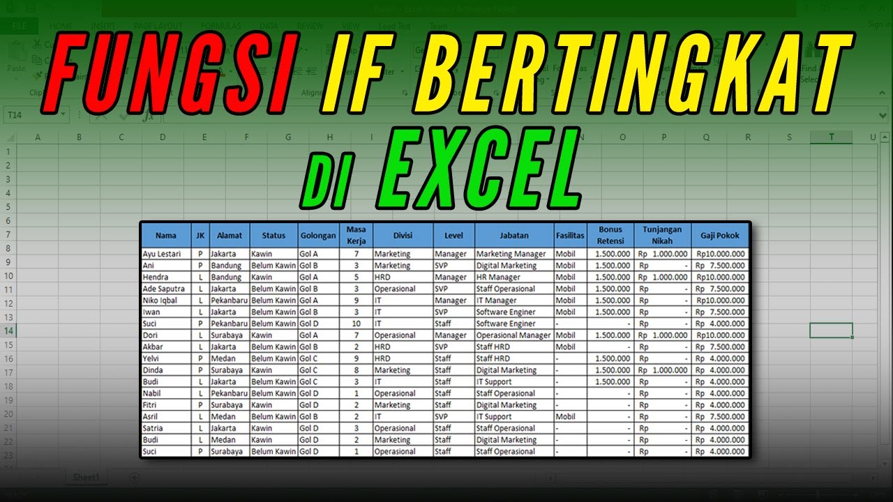Terungkap! Rahasia Fungsi IF Bertingkat Di Excel: Dari Pemula Jadi Jagoan Dalam Sekejap! (Dijamin Gak Bikin Pusing!) Terungkap! Rahasia Fungsi IF Bertingkat Di Excel: Dari Pemula Jadi Jagoan Dalam Sekejap! (Dijamin Gak Bikin Pusing!)