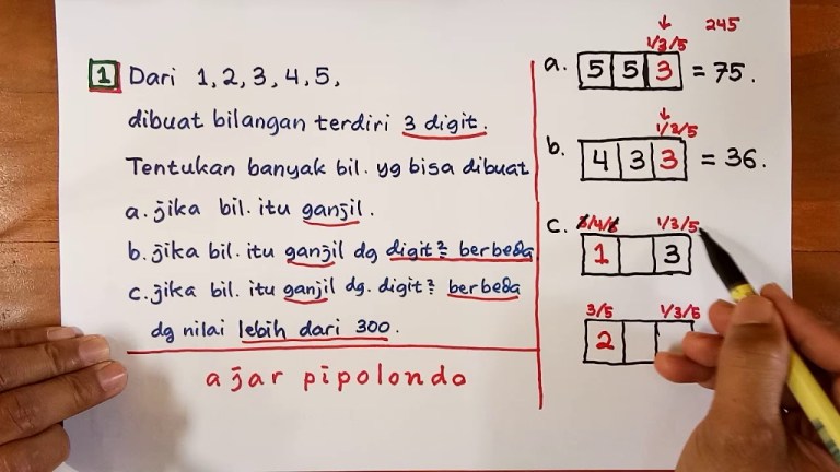 Menguasai Aturan Pencacahan: Contoh Soal Kelas 11 Menguasai Aturan Pencacahan: Contoh Soal Kelas 11