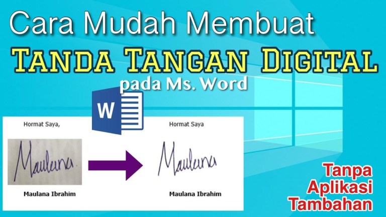 Presensi Digital Sederhana dengan Microsoft Word Presensi Digital Sederhana dengan Microsoft Word