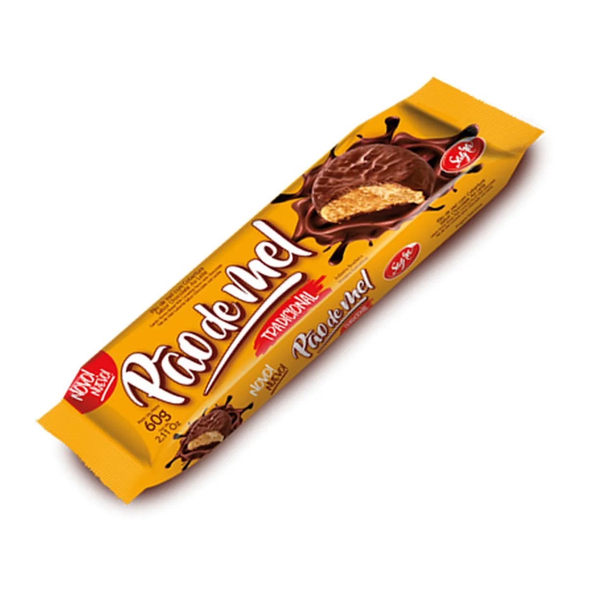 PAO DE MEL CHOCOLATE BRANCO MEL SAGRA  60GR