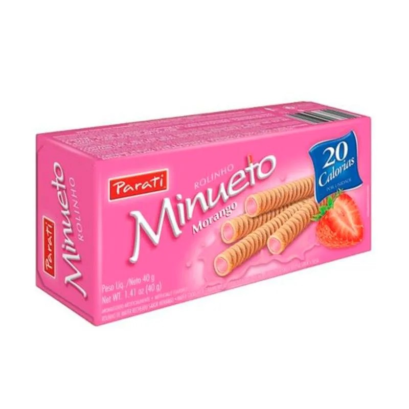 ROLINHO MINUETO MORANGO 40GR