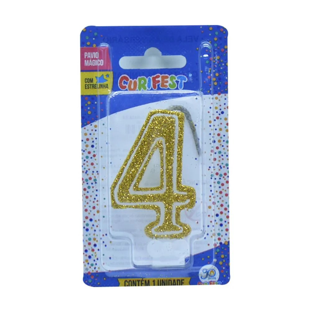 VELA SUPER N DOURADA 4