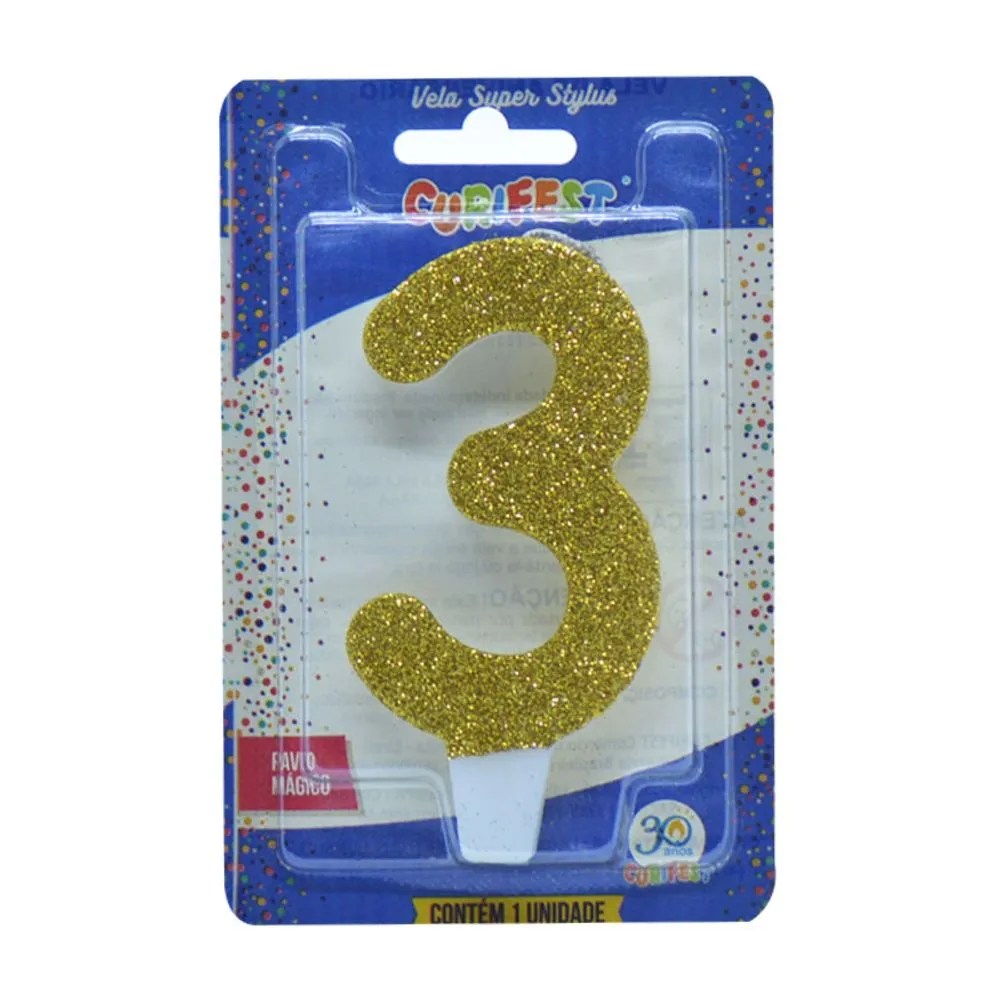 VELA SUPER N DOURADA 3