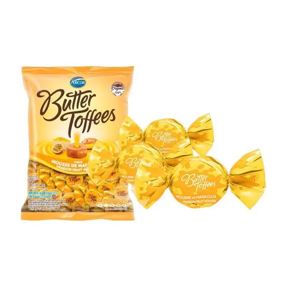 BALA BUTTER TOFFEES MOUSSE DE MARACUJA 500GR