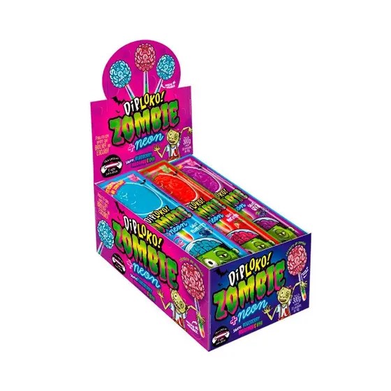PIRULITO NEON ZOMBIE DIP LOKO C/30