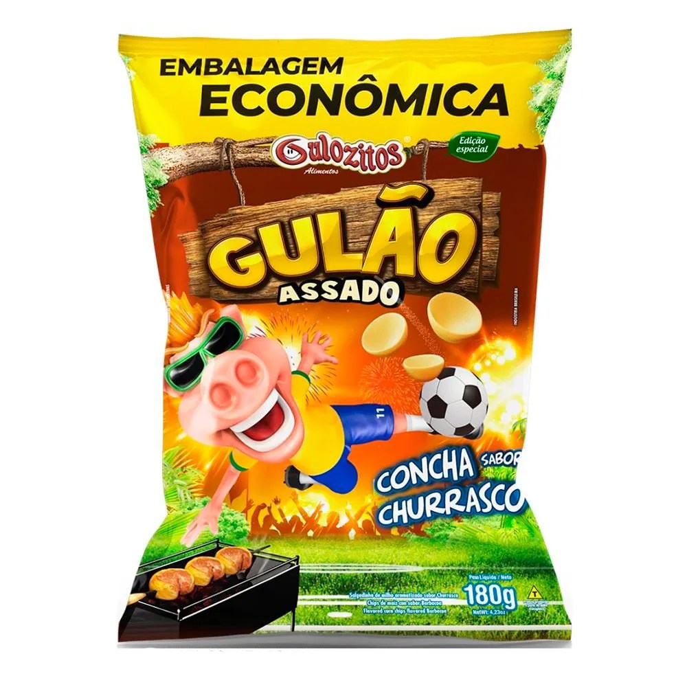 GULÃO CONCHA CHURRASCO 180GR