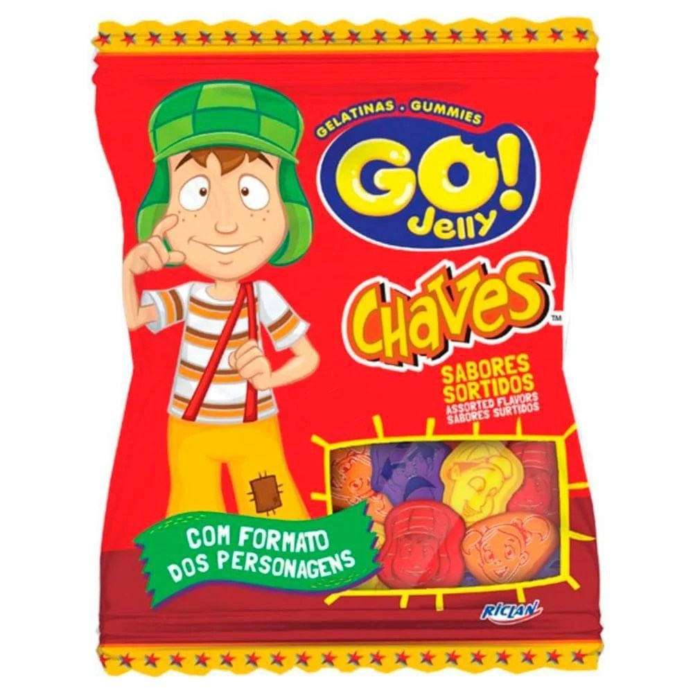 GELATINAS GO GELLY CHAVES SORTIDO 70GR