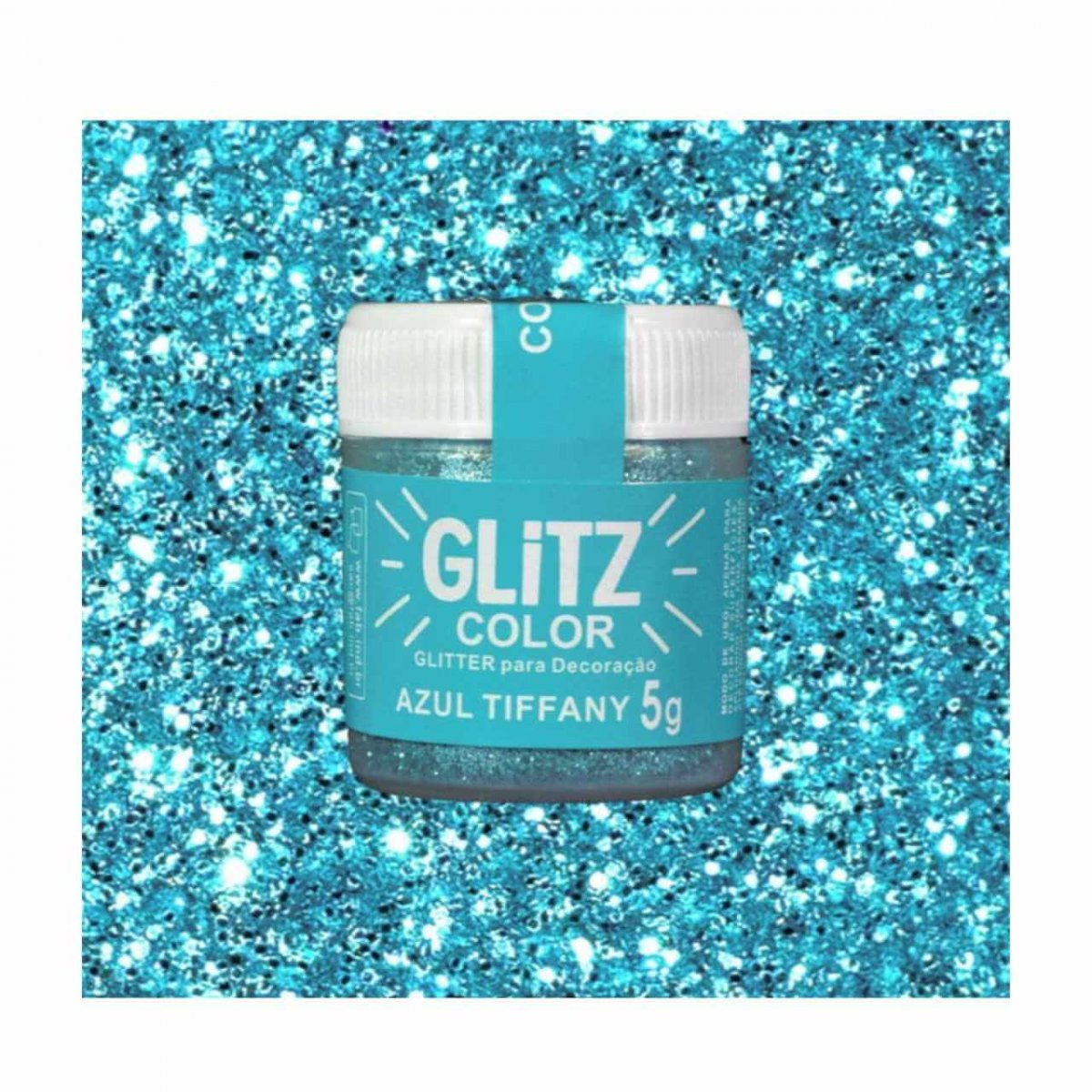 GLITER P/DECORAÇÃO FAB AZUL TIFANY 5G