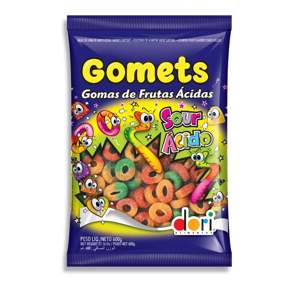 GOMETS MINHOCA CITRICA DORI 600GR