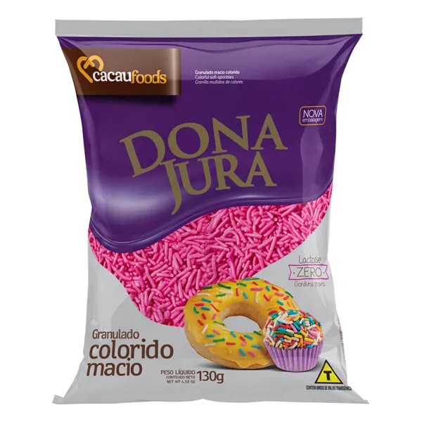 GRANULADO MACIO ROSA DONA JURA 130GR