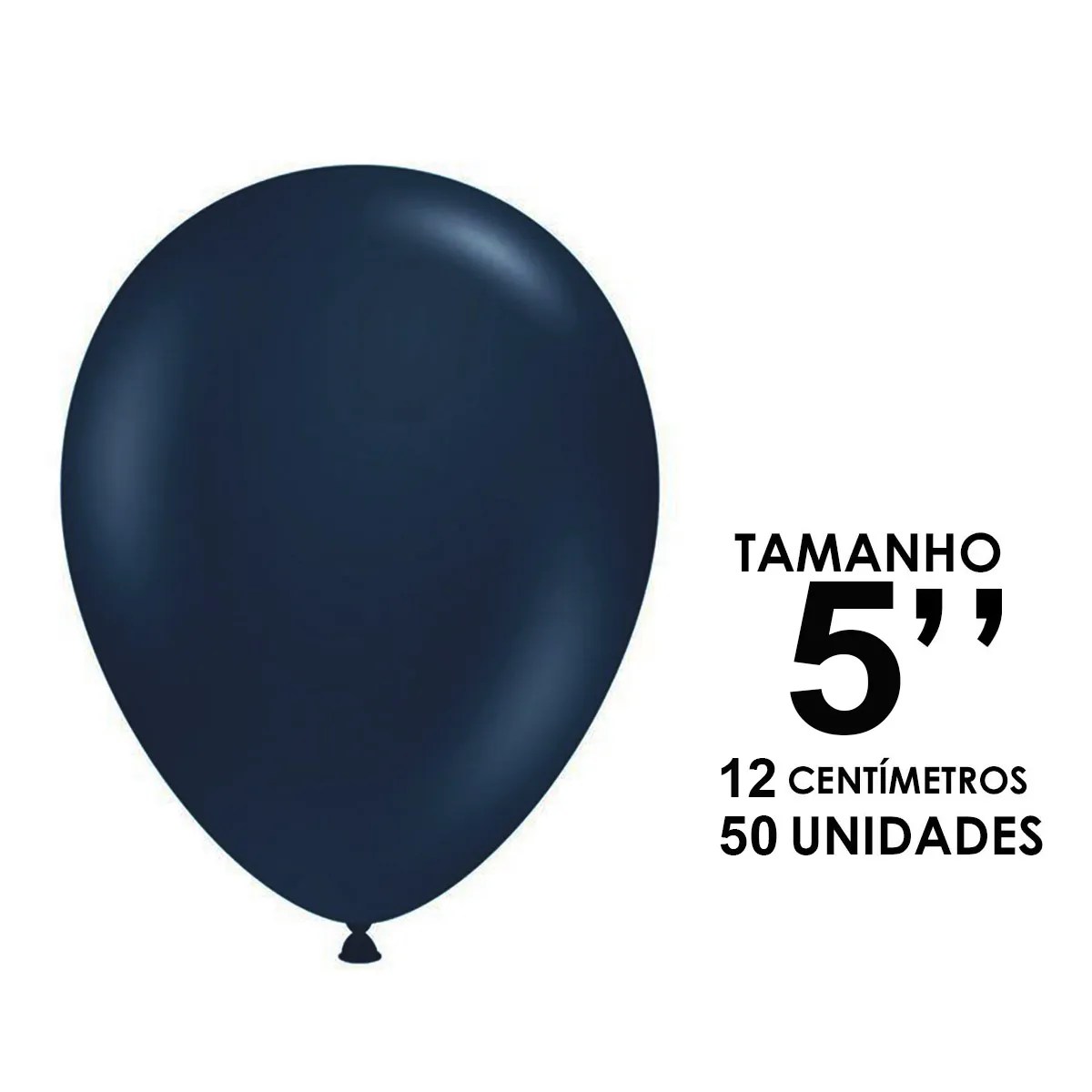 BALÃO AZUL Nº 5 GRUPO FESTA 45CM