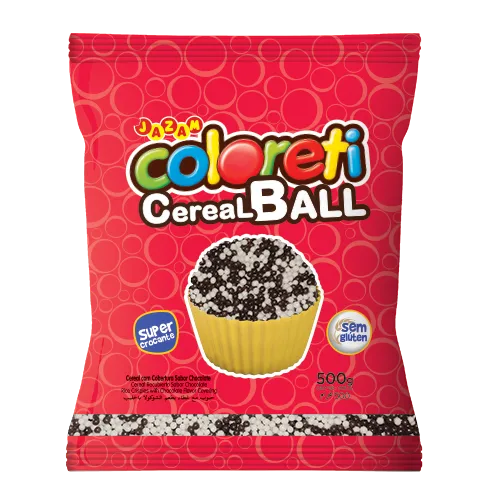MICROBALL AO LEITE E BRANCO 500GR