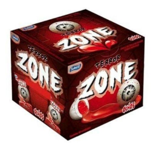 CHICLETE SUKEST TERROR ZONE OLHOS C/40