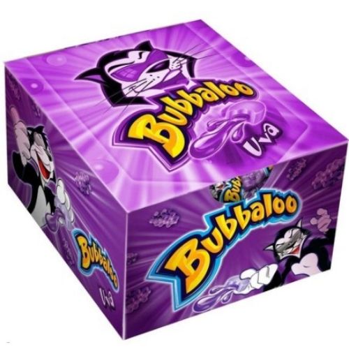 CHICLETE UVA BUBBALOO CAIXA 300G 60 UNIDADES