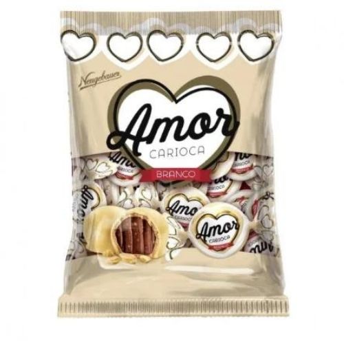 BOMBOM AMOR CARIOCA BRANCO 900GR