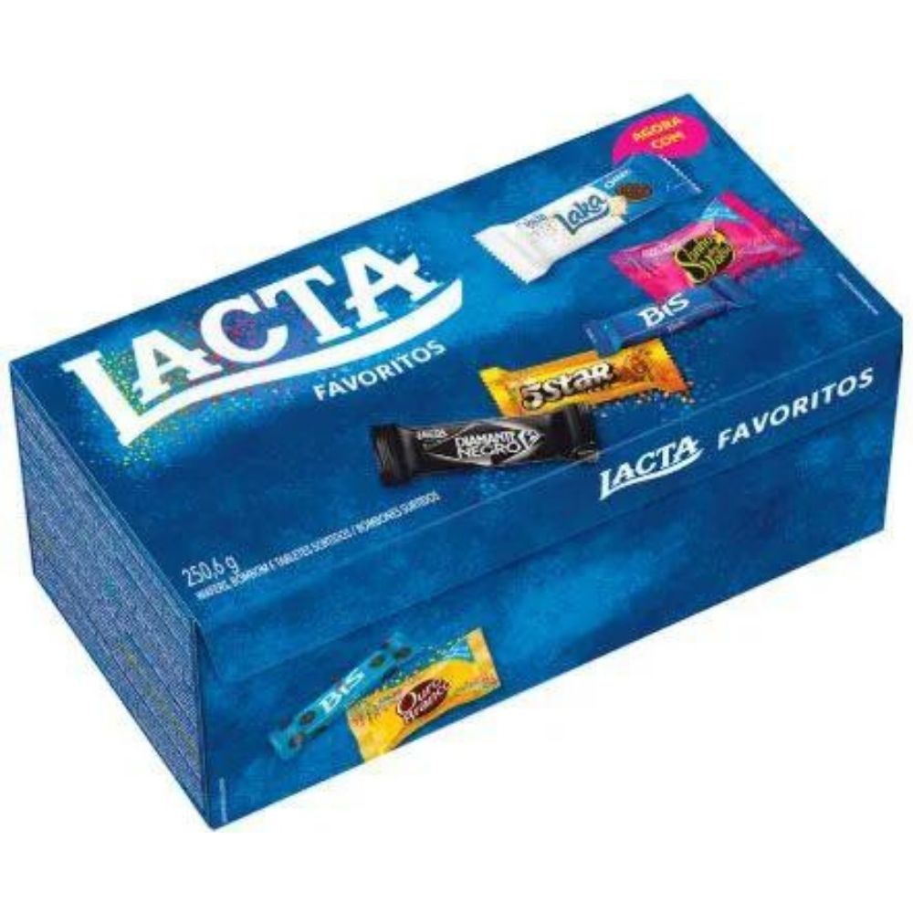 BOMBOM LACTA FAVORITOS CAIXA 250,6G