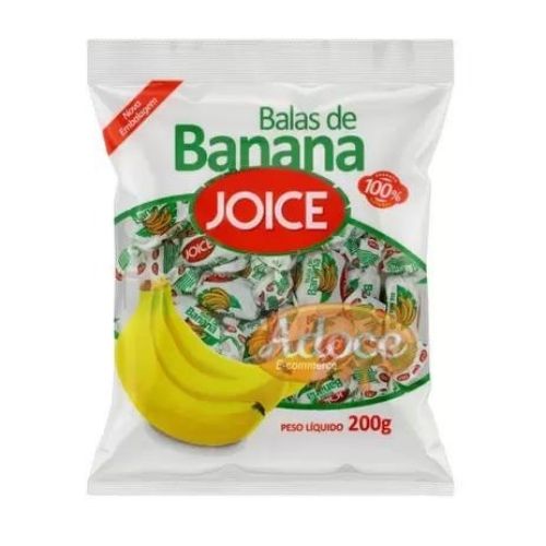 BALA DE BANANA JOICE PACOTE 200G