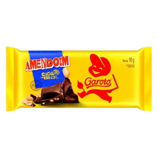 BARRA GAROTO AMENDOIM 90GR