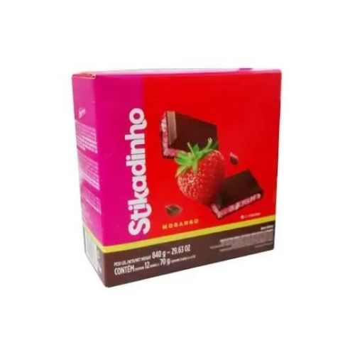 BARRA DE CHOCOLATE NAPOLITANO 70GR C/12