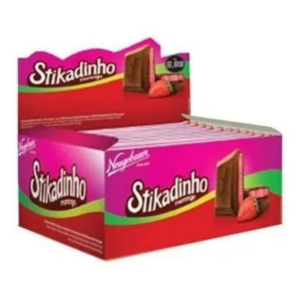 BARRA STIKADINHO CAIXA 840G  70GR C/12 UN. 2/1