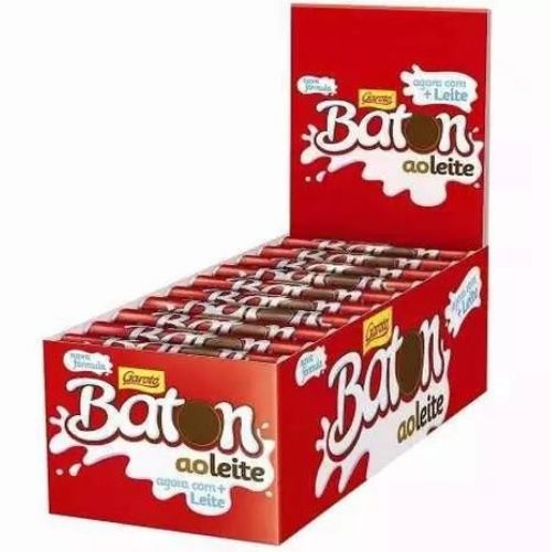 BATOM GAROTO AO LEITE 16GR C/30