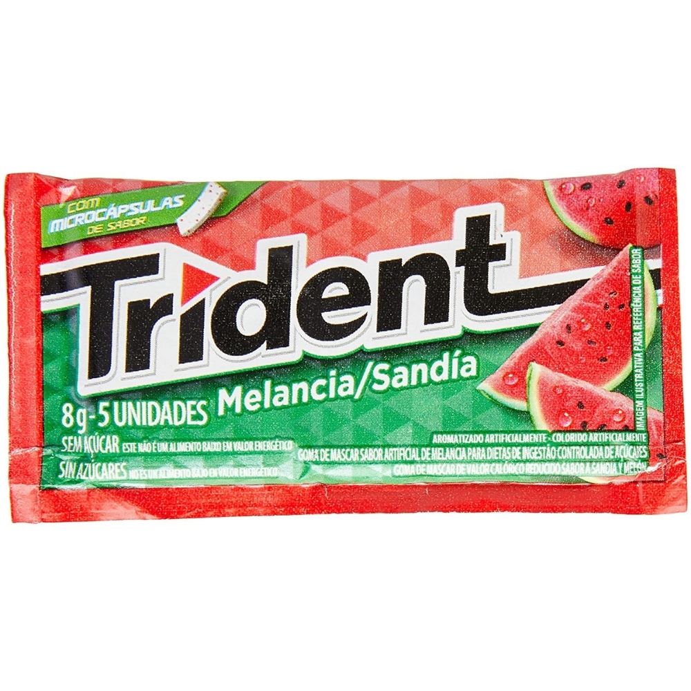 CHICLE TRIDENT MELANCIA C/21