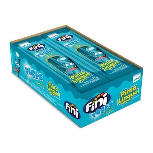 FINI TUBES FRAMBOESA PINTA LINGUA  17G C/12