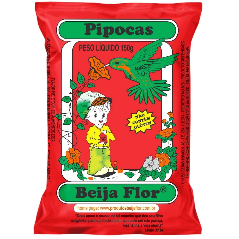 PIPOCA BEIJA FLOR 150GR