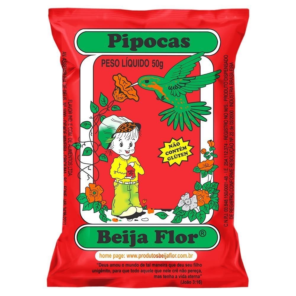 PIPOCA BEIJA FLOR 50G.