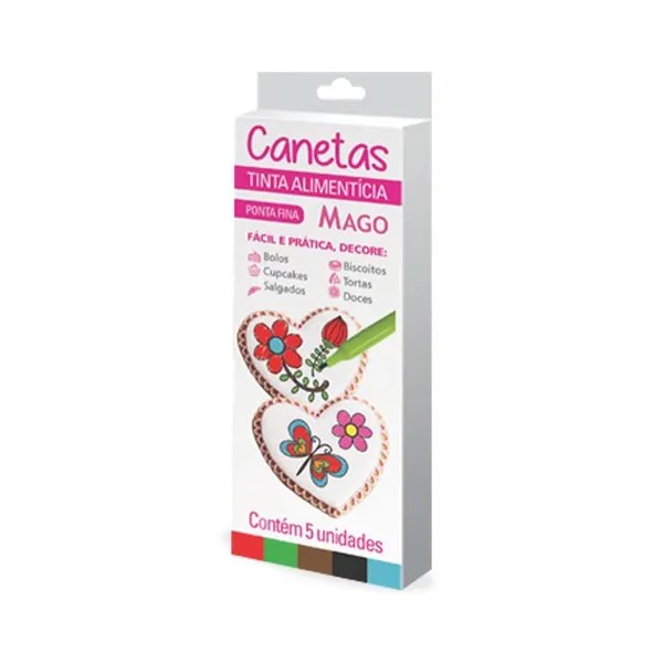 CANETA ALIMENTICIA MAGO C/5