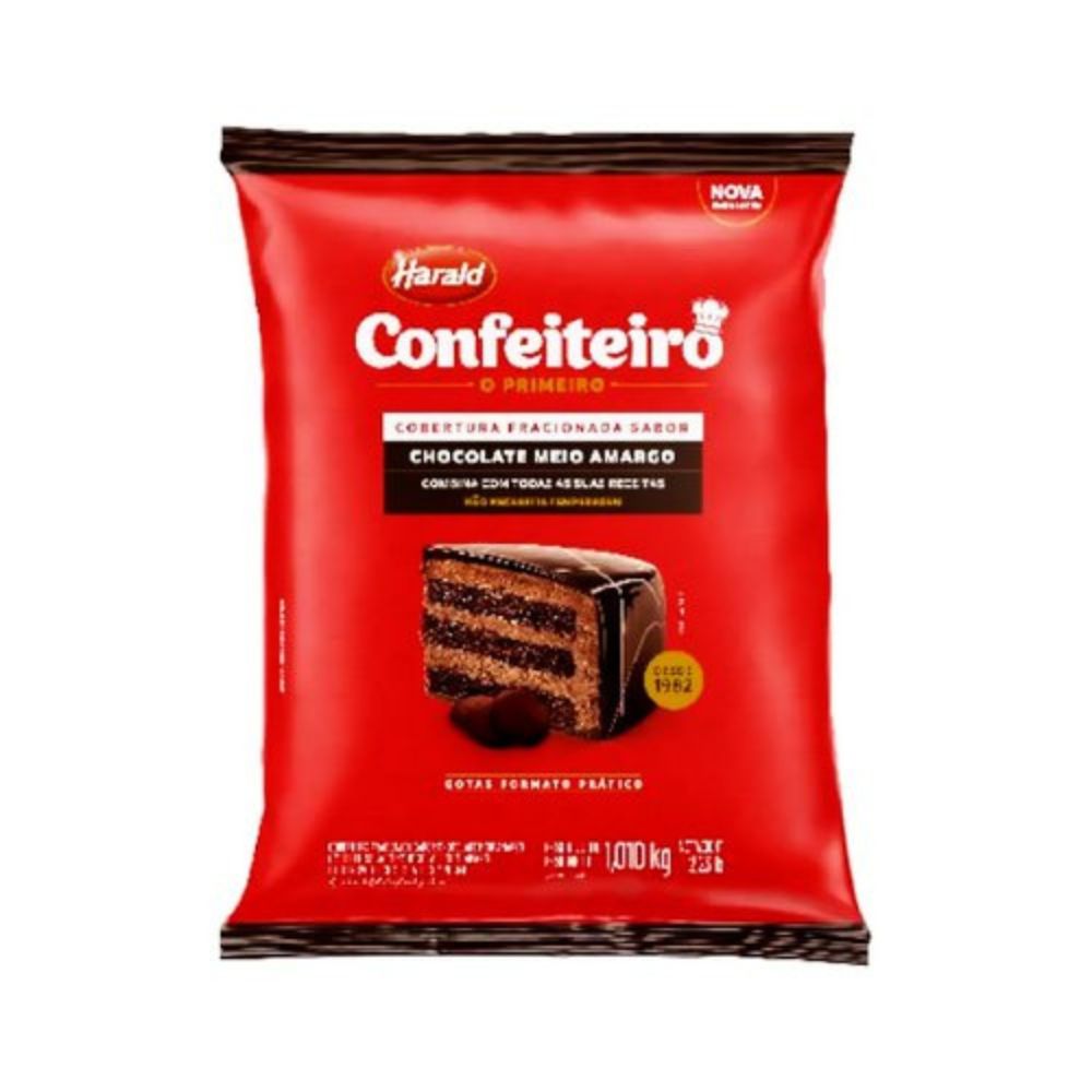 GOTAS CONFEITEIRO MEIO AMARGO 1,010KG