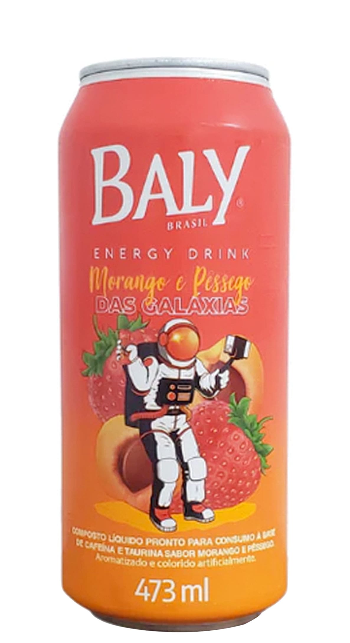 ENERGETICO BALY MORANGO E PESSEGO 473ML