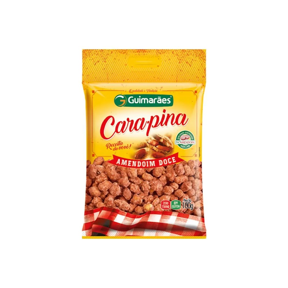 CARA-PINA AMENDOIM DOCE 100GR