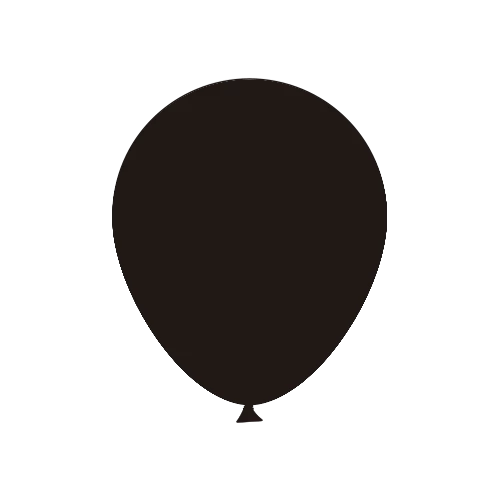 BALÃO PRETO 9 FESTBALL C/50