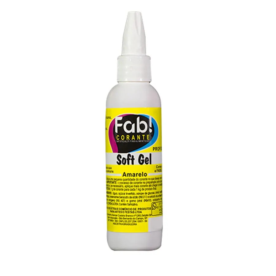 CORANTE SOFTGEL FAB! AMARELO NEON 25GR