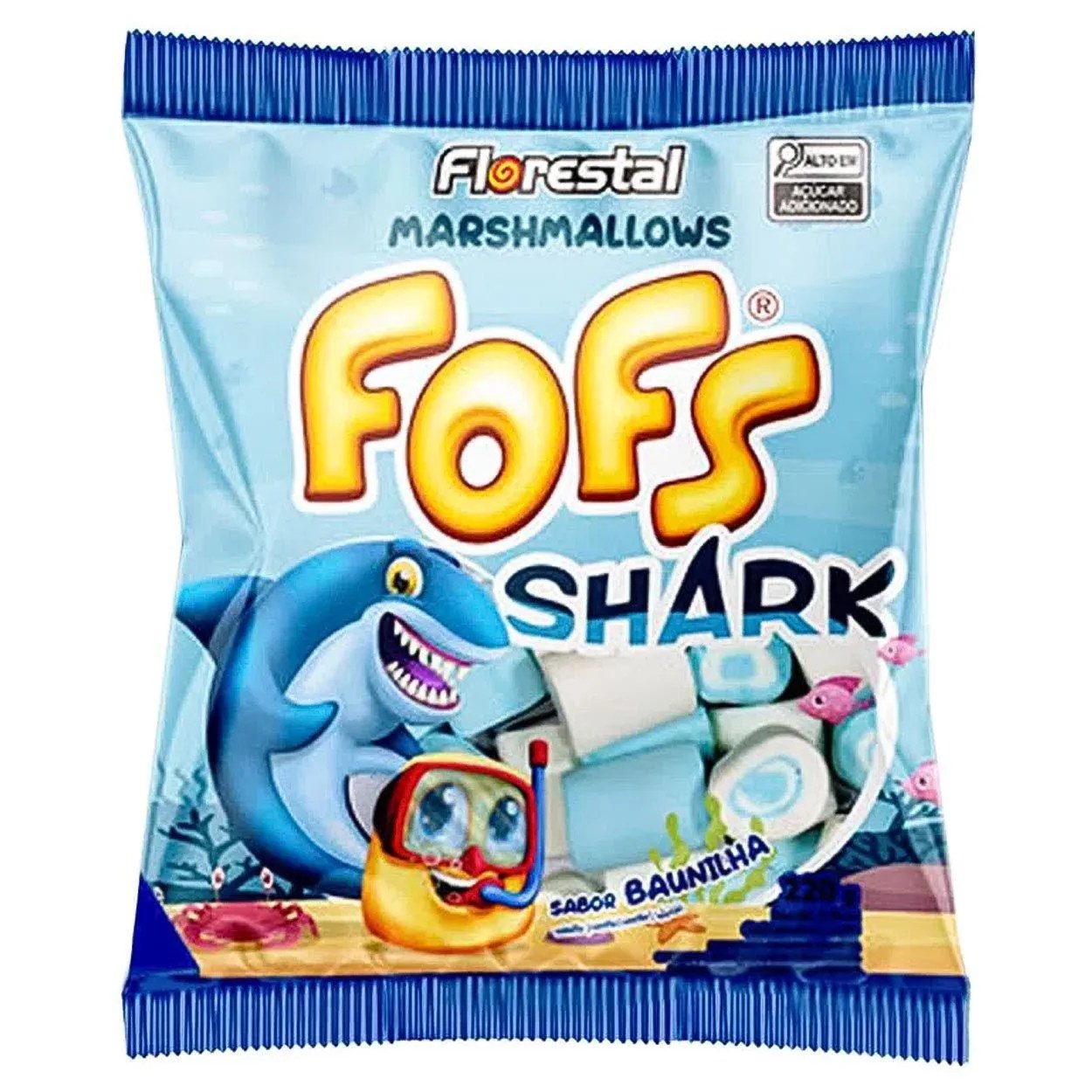 FOFS TUBO SHARK BAUNILHA 220GR