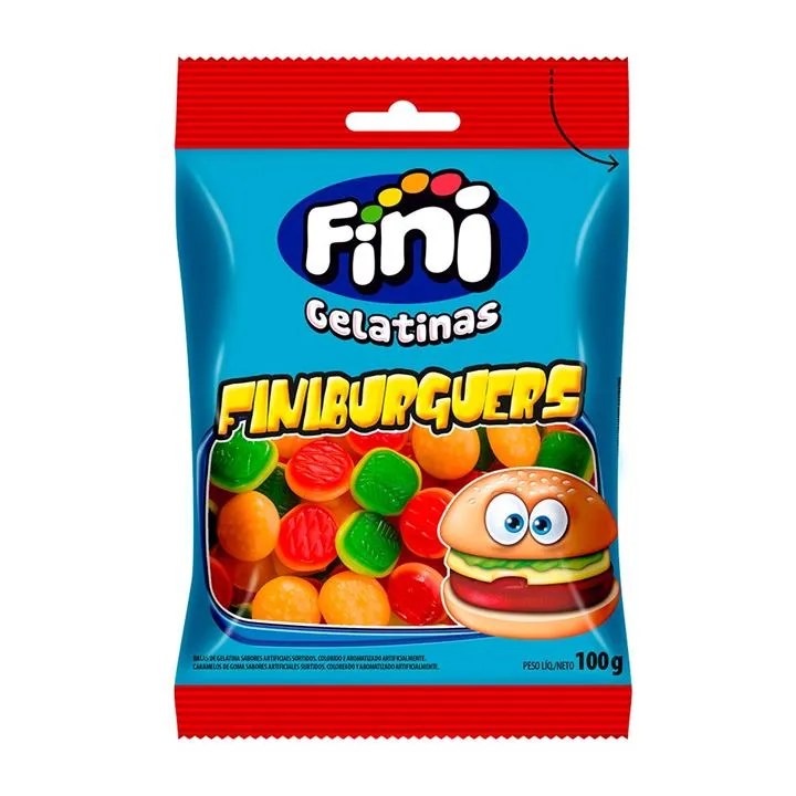 FINI BURGUERS PACOTE 90G