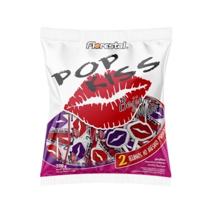 PIRULITO POP KISS BEIJA MAIS 120GR
