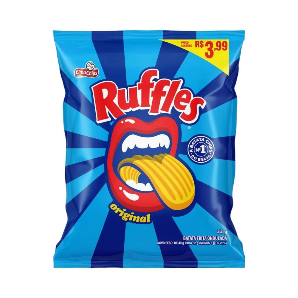 RUFFLES ORIGINAL C/PREÇO 32GR
