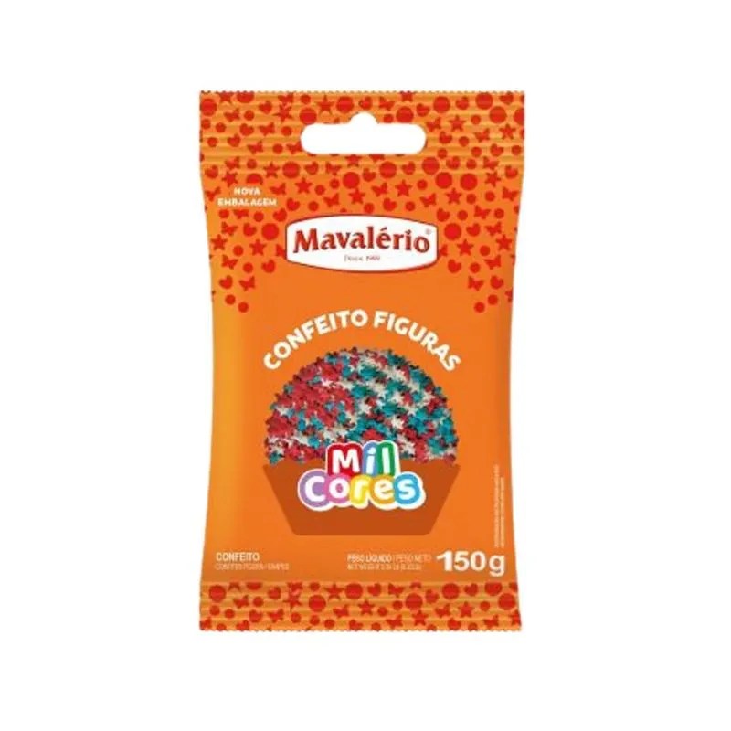 CONFEITO MIX ESTRELA AZUL 150GR