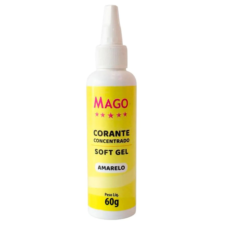 CORANTE SOFT GEL MAGO AMARELO 60GR