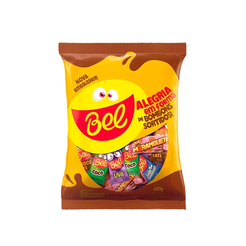 BOMBOM SORTIDO BEL 450GR
