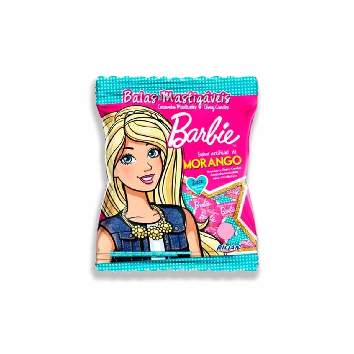 BALA BARBIE MORANGO 57GR RICLAN
